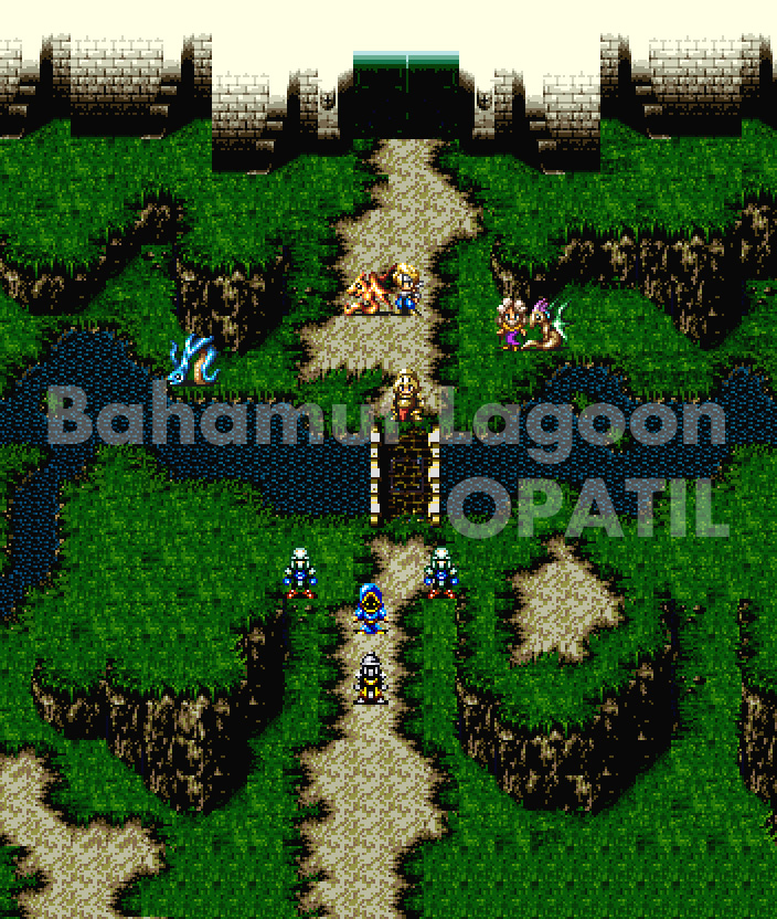 Bahamut Lagoon／バハムートラグーン 攻略：序章戦闘用マップ画像